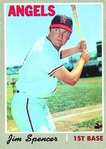 #255 Jim Spencer - California Angels - 1970 Topps Baseball
