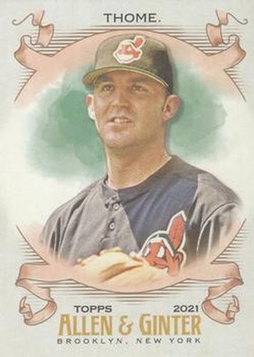 #255 Jim Thome - Cleveland Indians - 2021 Topps Allen & Ginter Baseball