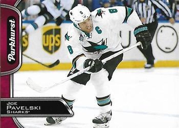 #255 Joe Pavelski - San Jose Sharks - 2016-17 Parkhurst - Red Hockey