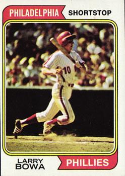 #255 Larry Bowa - Philadelphia Phillies - 1974 Topps Baseball