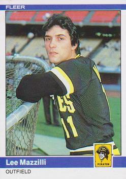 #255 Lee Mazzilli - Pittsburgh Pirates - 1984 Fleer Baseball