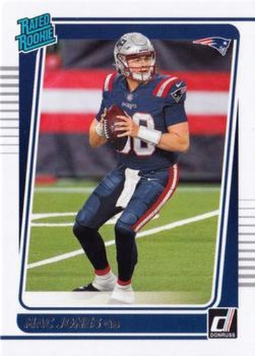 #255 Mac Jones - New England Patriots - 2021 Donruss Football