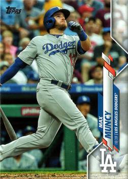 #255 Max Muncy - Los Angeles Dodgers - 2020 Topps Baseball