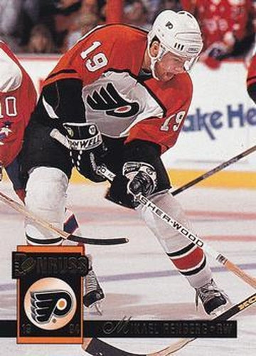 #255 Mikael Renberg - Philadelphia Flyers - 1993-94 Donruss Hockey
