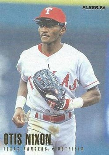 #255 Otis Nixon - Texas Rangers - 1996 Fleer Baseball