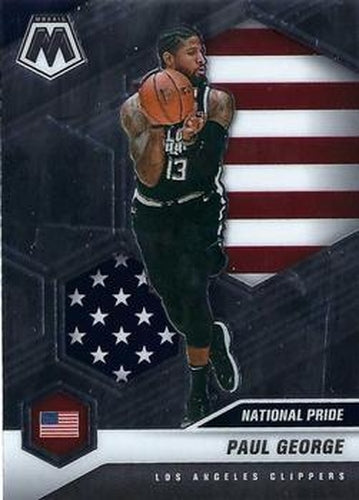 #255 Paul George - Los Angeles Clippers - 2020-21 Panini Mosaic Basketball