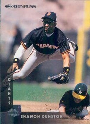 #255 Shawon Dunston - San Francisco Giants - 1997 Donruss Baseball