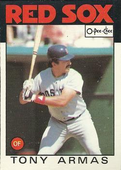 #255 Tony Armas - Boston Red Sox - 1986 O-Pee-Chee Baseball