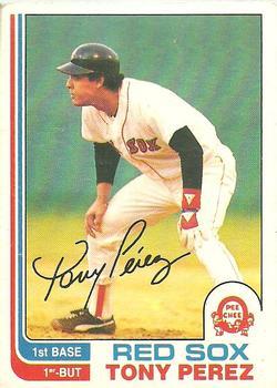 #255 Tony Perez - Boston Red Sox - 1982 O-Pee-Chee Baseball