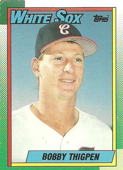 #255 Bobby Thigpen - Chicago White Sox - 1990 O-Pee-Chee Baseball