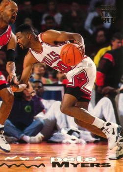 #255 Pete Myers - Chicago Bulls - 1993-94 Stadium Club Basketball