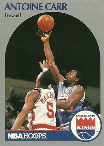 #255 Antoine Carr - Sacramento Kings - 1990-91 Hoops Basketball