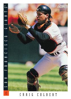 #255 Craig Colbert - San Francisco Giants - 1993 Score Baseball