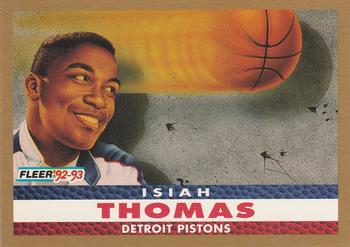 #255 Isiah Thomas - Detroit Pistons - 1992-93 Fleer Basketball