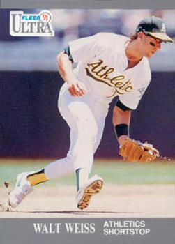 #255 Walt Weiss - Oakland Athletics - 1991 Ultra Baseball
