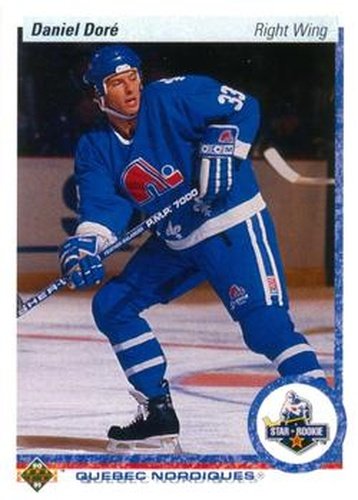 #255 Daniel Dore - Quebec Nordiques - 1990-91 Upper Deck Hockey