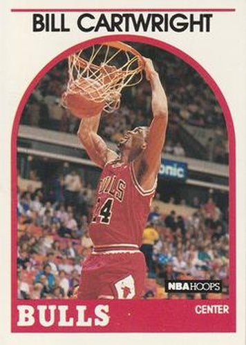 #255 Bill Cartwright - Chicago Bulls - 1989-90 Hoops Basketball