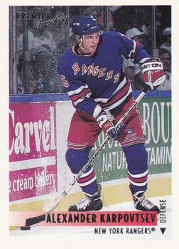 #255 Alexander Karpovtsev - New York Rangers - 1994-95 O-Pee-Chee Premier Hockey