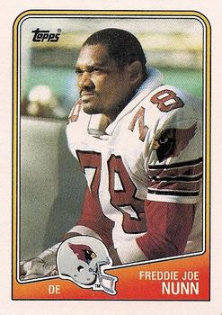 #256 Freddie Joe Nunn - Phoenix Cardinals - 1988 Topps Football