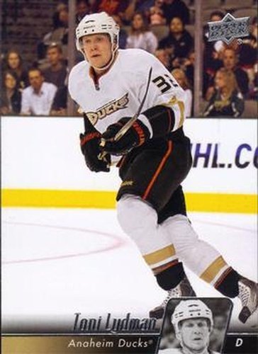 #256 Toni Lydman - Anaheim Ducks - 2010-11 Upper Deck Hockey