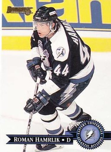 #256 Roman Hamrlik - Tampa Bay Lightning - 1995-96 Donruss Hockey