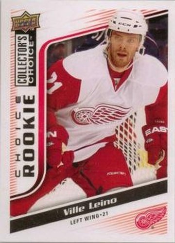 #256 Ville Leino - Detroit Red Wings - 2009-10 Collector's Choice Hockey