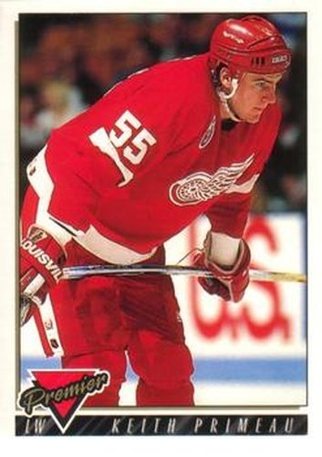 #256 Keith Primeau - Detroit Red Wings - 1993-94 O-Pee-Chee Premier Hockey