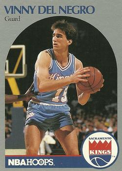 #256 Vinny Del Negro - Sacramento Kings - 1990-91 Hoops Basketball