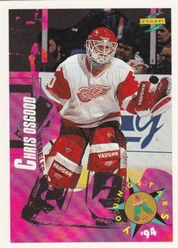 #256 Chris Osgood - Detroit Red Wings - 1994-95 Score Hockey