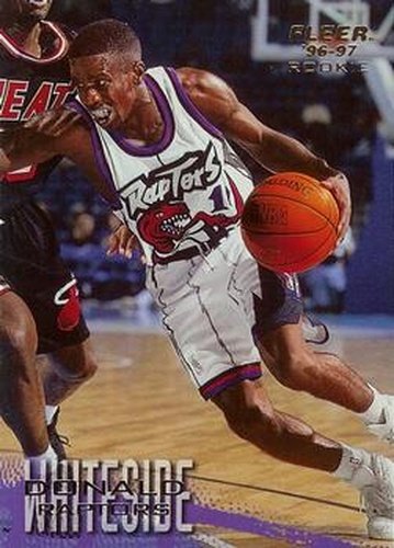 #256 Donald Whiteside - Toronto Raptors - 1996-97 Fleer Basketball