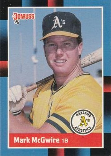 #256 Mark McGwire - Oakland Athletics - 1988 Donruss Baseball