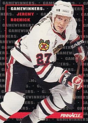 #256 Jeremy Roenick - Chicago Blackhawks - 1992-93 Pinnacle Canadian Hockey