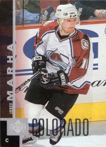 #256 Josef Marha - Colorado Avalanche - 1997-98 Upper Deck Hockey