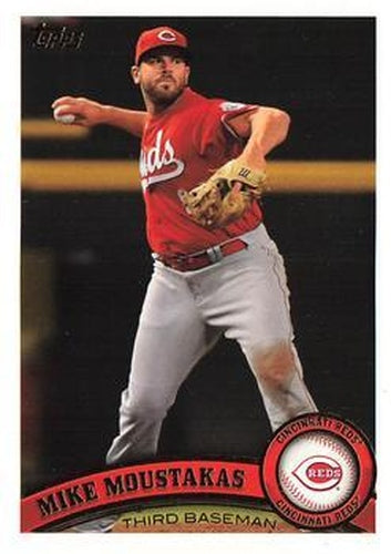 #256 Mike Moustakas - Cincinnati Reds - 2021 Topps Archives Baseball
