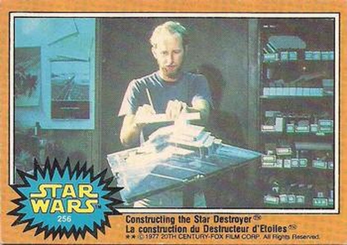 #256 Constructing the Star Destroyer - 1977 O-Pee-Chee Star Wars
