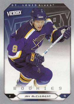 #256 Jay McClement - St. Louis Blues - 2005-06 Upper Deck Victory Hockey