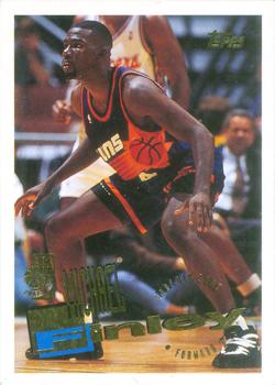 #256 Michael Finley - Phoenix Suns - 1995-96 Topps Basketball