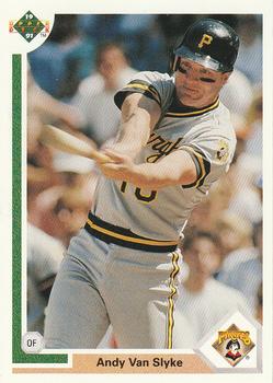 #256 Andy Van Slyke - Pittsburgh Pirates - 1991 Upper Deck Baseball