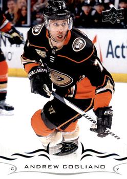 #256 Andrew Cogliano - Anaheim Ducks - 2018-19 Upper Deck Hockey