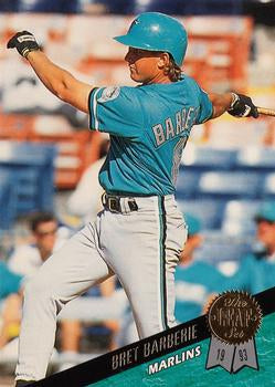 #256 Bret Barberie - Florida Marlins - 1993 Leaf Baseball