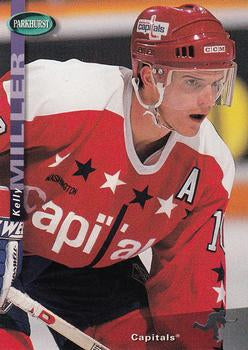 #256 Kelly Miller - Washington Capitals - 1994-95 Parkhurst Hockey