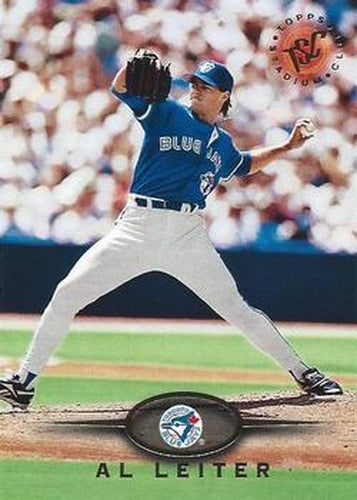 #256 Al Leiter - Toronto Blue Jays - 1995 Stadium Club Baseball