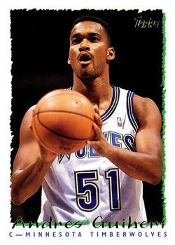 #256 Andres Guibert - Minnesota Timberwolves - 1994-95 Topps Basketball