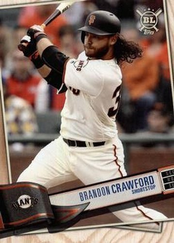 #256 Brandon Crawford - San Francisco Giants - 2019 Topps Big League Baseball