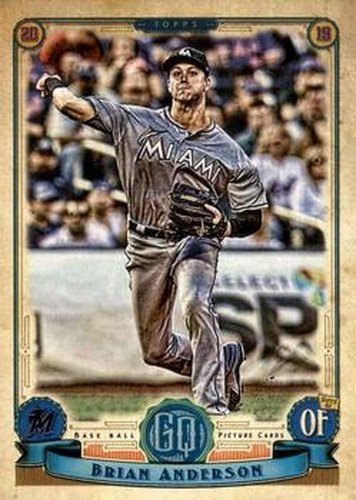 #256 Brian Anderson - Miami Marlins - 2019 Topps Gypsy Queen Baseball