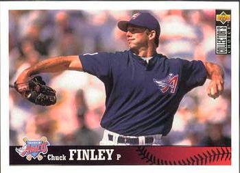 #256 Chuck Finley - Anaheim Angels - 1997 Collector's Choice Baseball