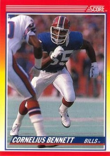#256 Cornelius Bennett - Buffalo Bills - 1990 Score Football