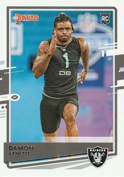 #256 Damon Arnette - Las Vegas Raiders - 2020 Donruss Football