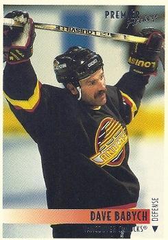 #256 Dave Babych - Vancouver Canucks - 1994-95 Topps Premier Hockey