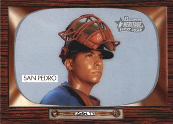 #256 Erick San Pedro - Montreal Expos - 2004 Bowman Heritage Baseball